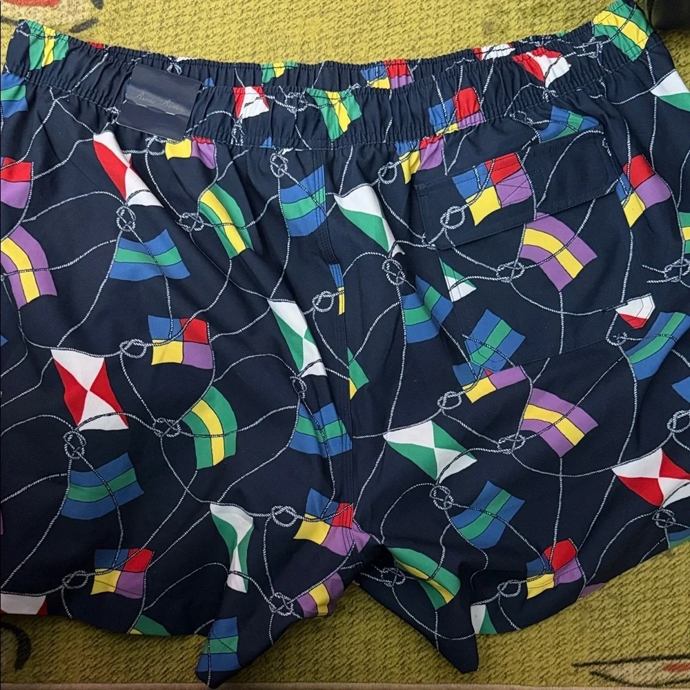 NWT Brooks Brothers Navy Kite swim shorts size XXL